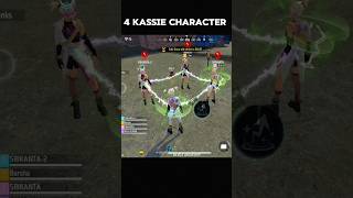 4 kassie Character Ability Test 🔥 Free Fire New Character Kassie Skill [upl. by Danais]