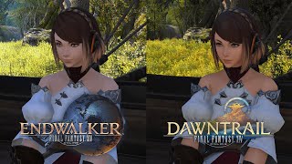 FFXIV  655 vs 70 Graphics Comparison Edit [upl. by Anglo]