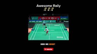 Viktor Axelsen vs Anthony Ginting  A Clash of Power and Speed [upl. by Neeron217]