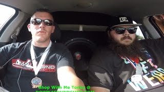 MASSIVE 21quot SUBWOOFER WALLED OFF IN AUSTINS CAR [upl. by Erbe888]