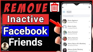 How to Remove Inactive Facebook Friends 2023  Full Guide [upl. by Shaffert732]