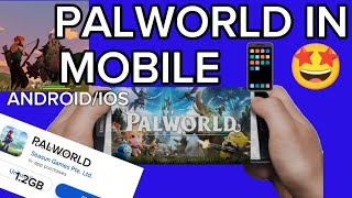 HOW TO PLAY PALWORLD IN MOBILE🤩 androidios gameplay [upl. by Parshall]