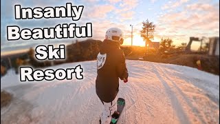 Snowboarding at Ruka Finland [upl. by Ahsuatal]