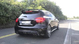 Echappement Sport BRABUS pour MercedesBenz A 45 AMG [upl. by Thurstan]