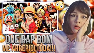 REACT RAP DO BANDO DO CHAPÃ‰U DE PALHA One Piece  WLO Conjunto [upl. by Naujahs]