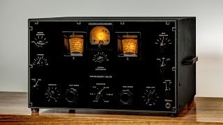 Tube Radio Restoration Hammarlund HQ120 [upl. by Asilahs426]