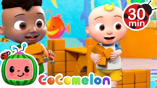 Clean Up the Toy Building Blocks  Cody amp JJ Its Play Time CoComelon Kids Songs [upl. by Iznyl3]