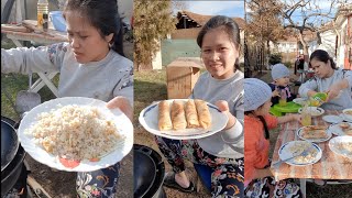 NAGLUTO KAMI NG FRIED RICELUMPIA AT PRITONG BISUGO [upl. by Yznel]