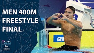 Men 400m Freestyle Final  Full Race  FINA World Junior Swimming Championships [upl. by Gallenz644]