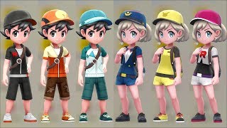 Pokémon Lets Go Pikachu amp Eevee  All Trainer Outfit Locations [upl. by Utter113]