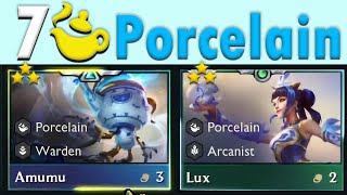 7 Porcelain Duo carry amumu ⭐⭐⭐ and lux ⭐⭐⭐ with 2 radiant items on her TFT SET 11 [upl. by Mahala240]