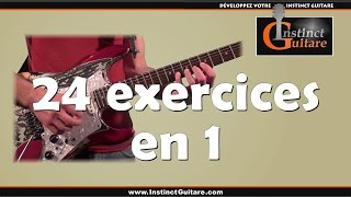 24 exercices techniques en 1 à la guitare [upl. by Bryon]