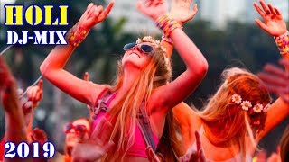 Holi Latest Non stop DJ Remix Bollywood Songs 2019  BGMusic [upl. by Madai]