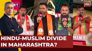 India Today Debate HinduMuslim Divide In Maharashtra  Maharashtra Majha  Rajdeep Sardesai [upl. by Nert]