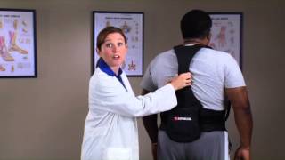 Breg Horizon Back Brace Application [upl. by Ahsiner]