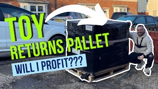 This Toy Return Pallet is HUGE 🤯But Will I Make MEGA MONEY 🤑 ebayreseller [upl. by Euqitsym]