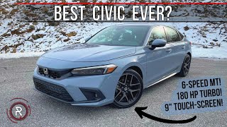 The 2022 Honda Civic Sport Touring Is A Fun Commuter Car With A Premium Vibe [upl. by Dannie139]