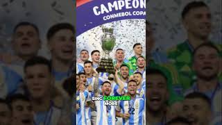 Argentina Copa America 2024 Champions Triumph copaamerica2024 argentina shorts [upl. by Aistek]