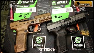 Canik TP9SF XS Sights DXT Night Sights [upl. by Liane985]