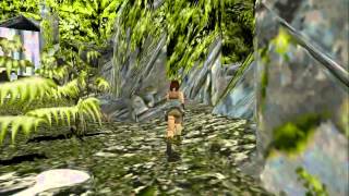 Tomb Raider 1  The Lost Valley Level 3 Walkthrough [upl. by Eenar]