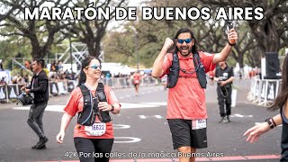 Maratón de Buenos Aires 2024 42k por las calles de la mágica Buenos Aires [upl. by Gabriell118]