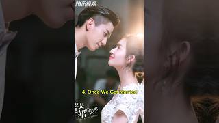 Top 10 Chinese Dramas Get Married First Than Fall In Love top10 chinesedrama trending viral [upl. by Aliemaj]