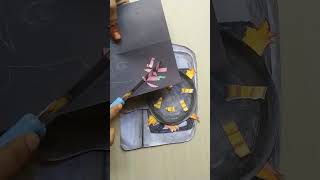 making a mini kitchen from page 😱🎉shorts craft YouTube channel PratibhaArtsampCrafts [upl. by Argela]