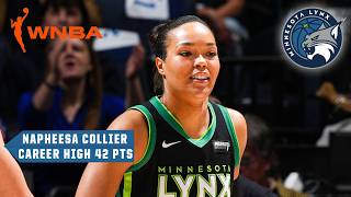 NAPHEESA COLLIER DROPS CAREERHIGH 42 PTS 🔥 Tmost in a playoff game in WNBA HISTORY  WNBA on ESPN [upl. by Furmark]