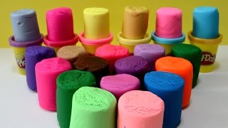 20 Surprise Eggs PlayDoh Unboxing [upl. by Ifill604]