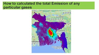 Calculate Total Emission of Gas NO2 in your particular study area using Google Earth Engine I G [upl. by Nerraf]