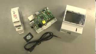 Produktvorstellung Raspberry PI Hutschienen Set Pollin Artikelnummer 702121 [upl. by Dinnage]