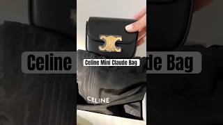 Celine Mini Claude in Shiny Calfskin bag luxurybag celine celinebag celineclaudebag [upl. by Alexa]