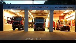 Opkomst amp Uitruk brandweer Kootwijkerbroek [upl. by Yentirb]