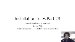 Installation rules Paper 1 Part 23 [upl. by Nerro]