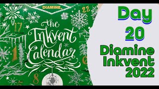 Diamine Inkvent 2022 Day 20 Arctic Blast Chameleon amp Sheen [upl. by Amsirp]