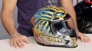 ICON Airframe Pro Pharaoh Helmet Review at RevZillacom [upl. by Quinn611]