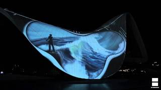 Video mapping project Heydar Aliyev Center Azerbaijan Baku [upl. by Simona]