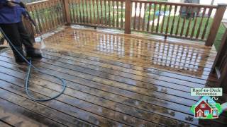 Deck Cleaning and Staining [upl. by New]