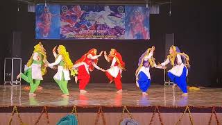 bhangra  Jashan 2022 in Gndu creative dance by zoology department [upl. by Eiramana]