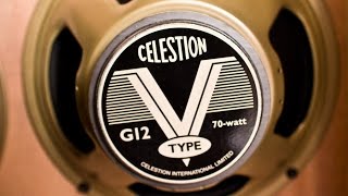 Celestion VType demo in mix  guitars only [upl. by Lynsey]