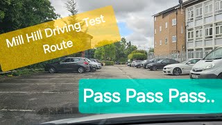 Mill Hill Driving Test Route  0907 Am  Mock Test  Feedback  MSM Driving School  Sanket Patel [upl. by Eitsrik475]