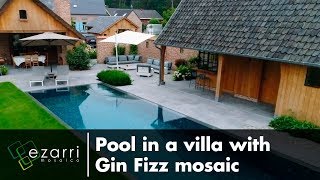 Pool in a villa with Gin Fizz mosaic [upl. by Adnaloj]