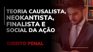 DIREITO PENAL  TEORIA CAUSALISTA NEOKANTISTA FINALISTA E SOCIAL DA AÇÃO [upl. by Ttelrahc126]