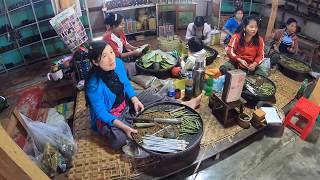 Making cheroot at Inpaw Khone Village in Inle Lake Myanmar [upl. by Bedwell]