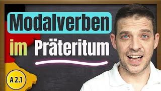 All German Modal Verbs in Simple Past Präteritum [upl. by Aneliram131]