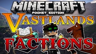 Vastlands FACTIONS SERVER Minecraft PE Pocket Edition [upl. by Nivej885]