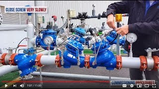 Pressure Reducing Station With Excessive Pressure Shutoff Valve  Commissioning Procedure [upl. by Idham]