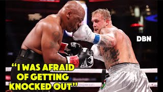 “I was AFRAID of getting KNOCKED OUT” Says Jake Paul after Tyson fight [upl. by Hgielak131]