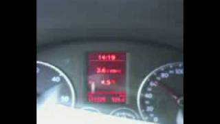 VW Golf 5 19 TDI 77 Kw Fuel Consumption 39L100km or 7243 MPGimperial not US [upl. by Bradley]