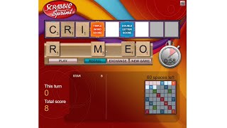 Scrabble Sprint  Gameplay [upl. by Akedijn]